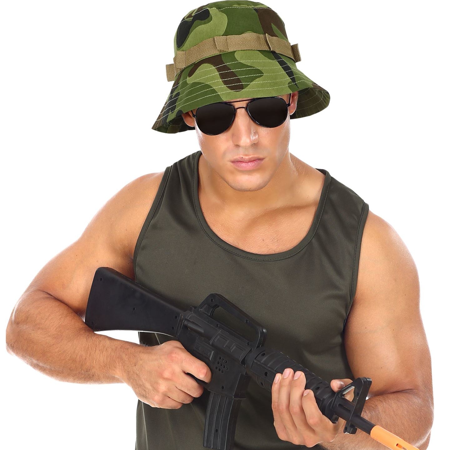 Fiskehatt, camouflage