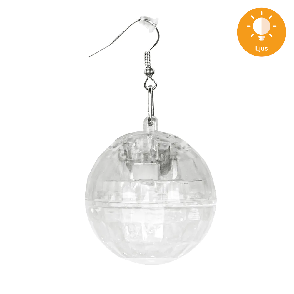 LED örhängen, disco