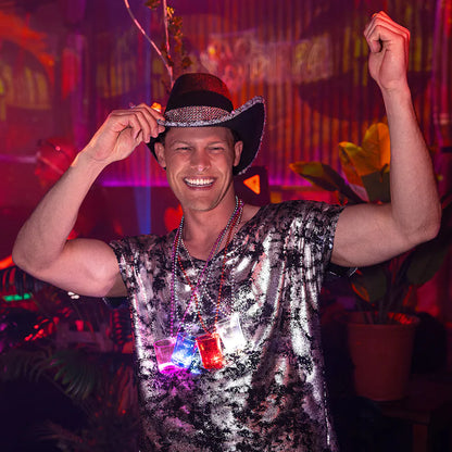 LED halsband, shotglas