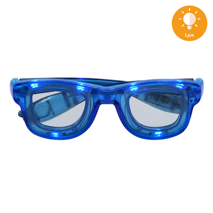 LED glasögon, blå