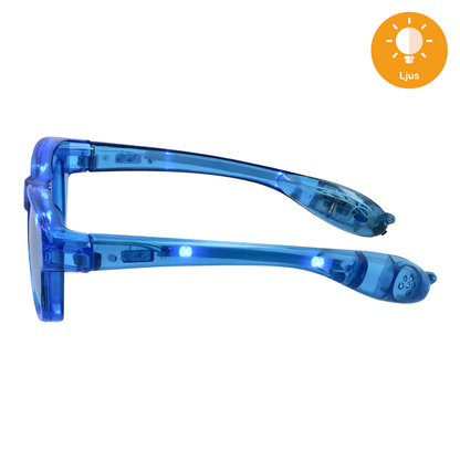 LED glasögon, blå