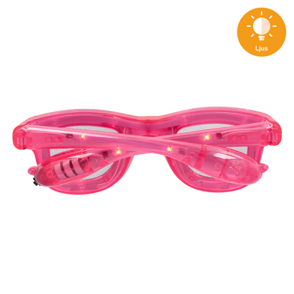 LED glasögon, rosa