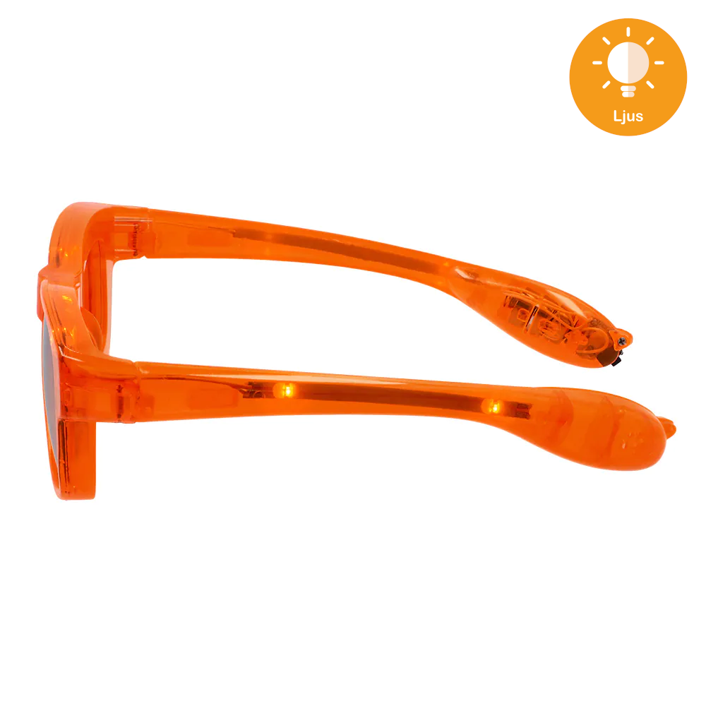 LED glasögon, orange