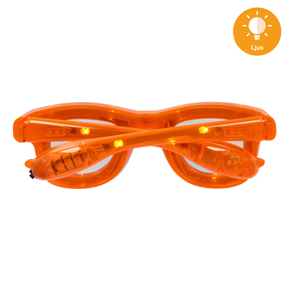 LED glasögon, orange
