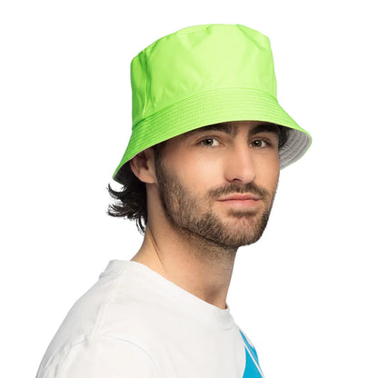 Bucket hat, neon grön