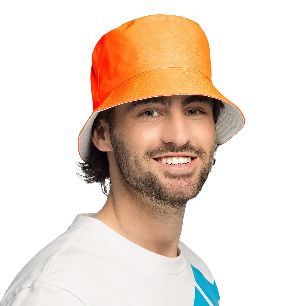 Bucket hat, neon orange