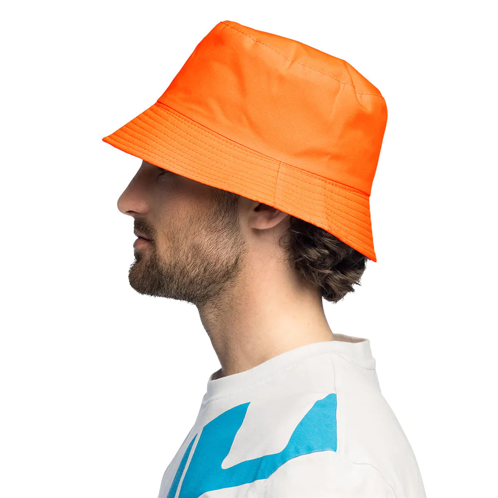 Bucket hat, neon orange