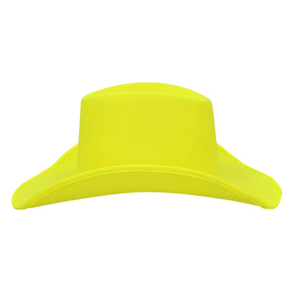 Cowboyhatt, neon gul