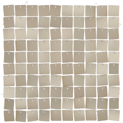 Backdrop paljettpanel, matt guld 30x30 cm 12 st