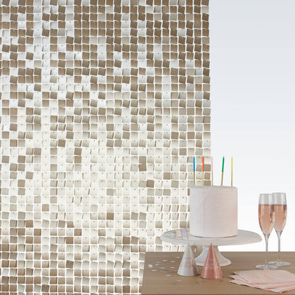 Backdrop paljettpanel, matt guld 30x30 cm 12 st