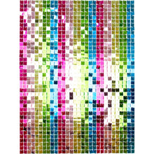 Backdrop paljettpanel, multi 30x30 cm 12 st