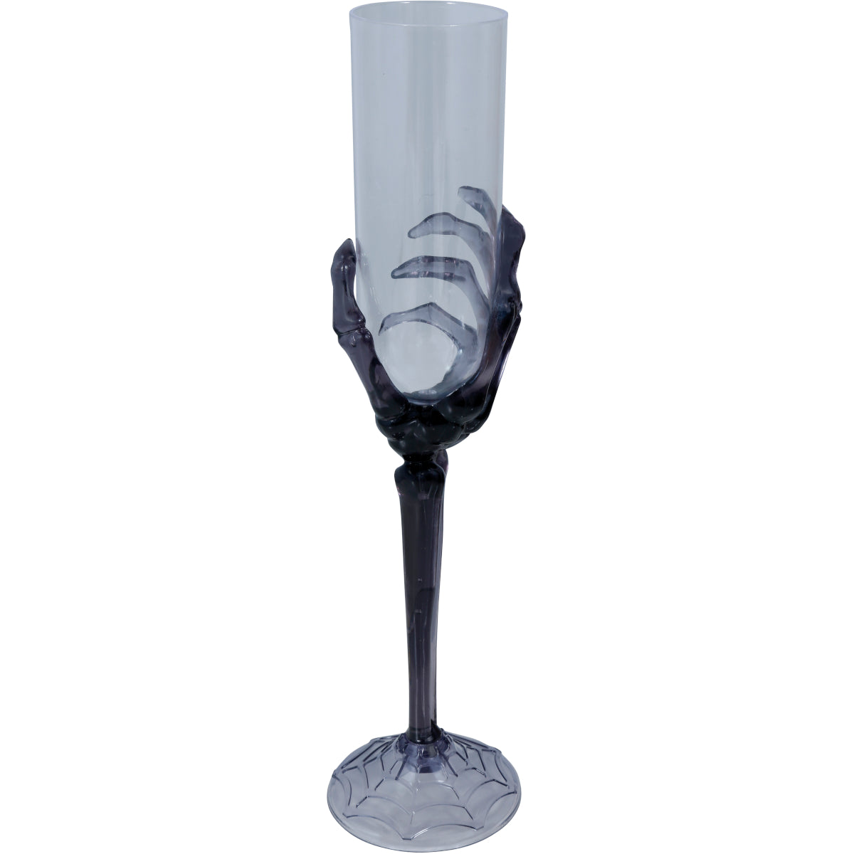 Vinglas i plast skelett 25 cm