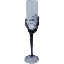 Vinglas i plast skelett 25 cm