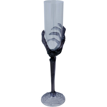 Vinglas i plast skelett 25 cm
