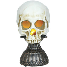 Dödskalle med ljud och ljus, 28 cm