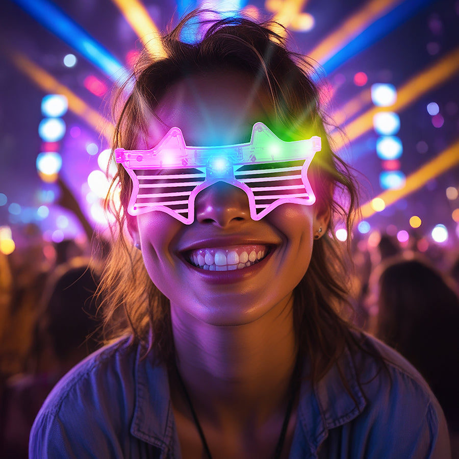 LED-glasögon stjärnor
