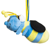 Studentnalle, Bi blå/gul 20 cm