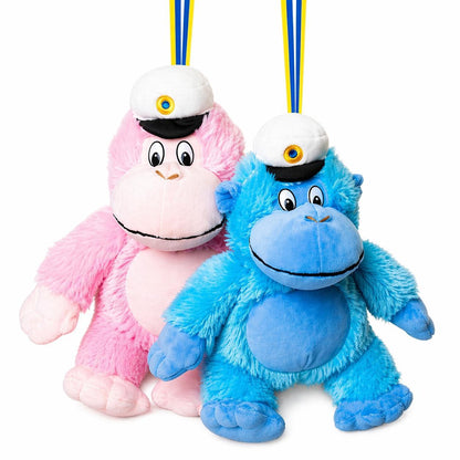 Studentnalle, gorilla blå 20 cm