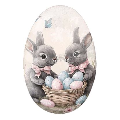 Påskägg, pastel dreams 9 cm