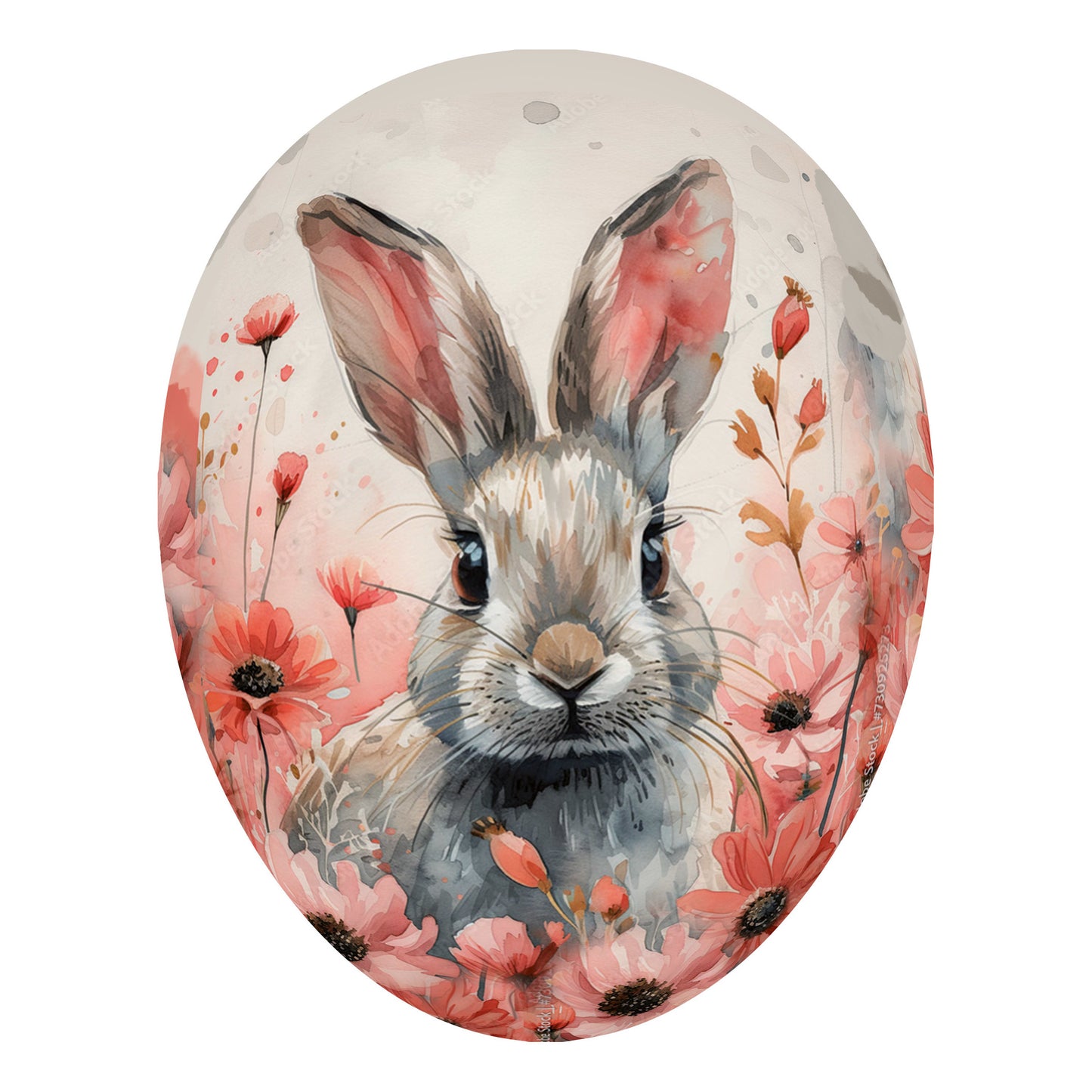 Påskägg, bunny in poppies 35 cm