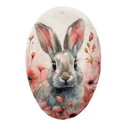 Påskägg, bunny in poppies 35 cm