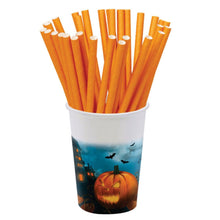 Papperssugrör, orange 20 st
