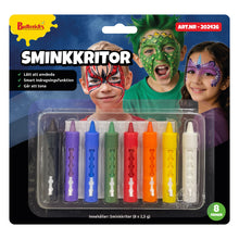 Sminkkritor, 8 färger