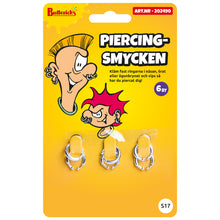 Piercingsmycke, 6 st