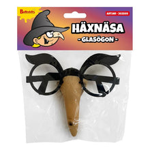 Glasögon med häxnäsa