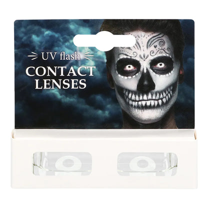 Färglinser, vita UV 1 mån