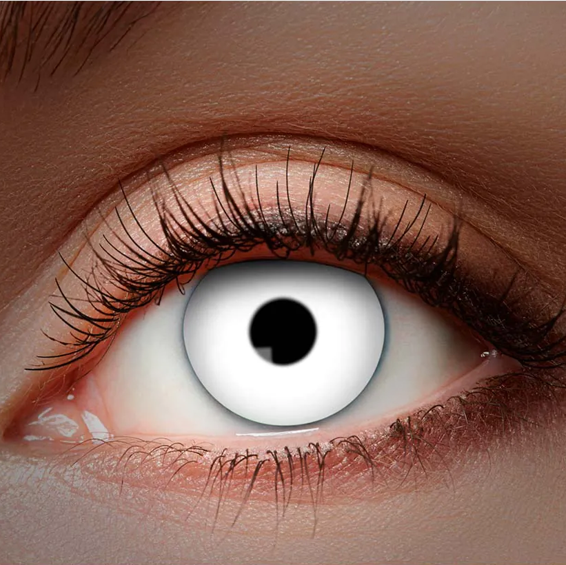 Färglinser, vita UV 1 mån