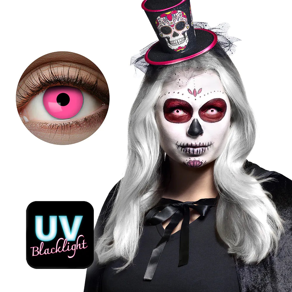 Färglinser, rosa UV 1 mån