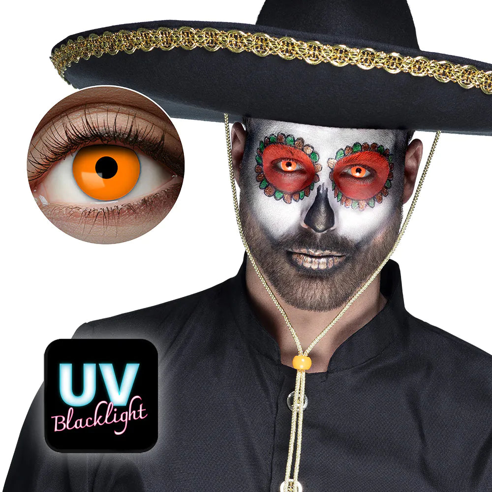 Färglinser, orange UV 1 mån