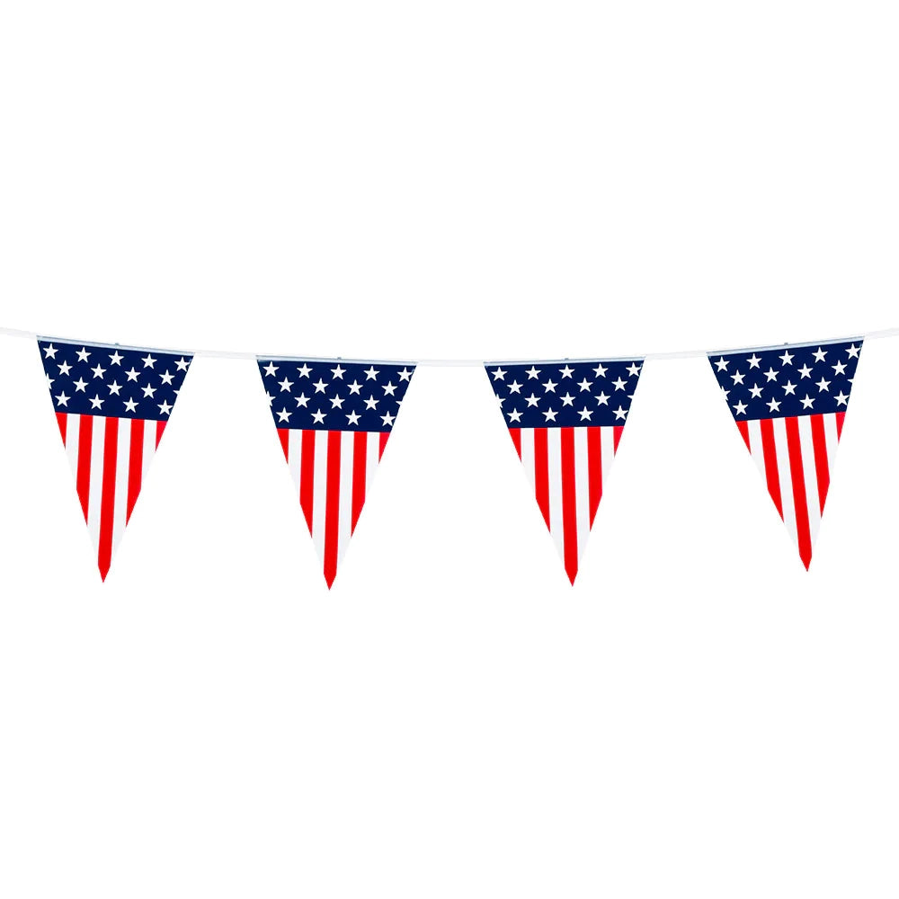 Flaggirlang, USA 30x20 cm 6 m