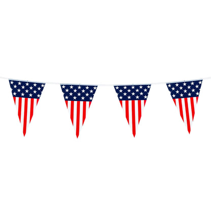 Flaggirlang, USA 30x20 cm 6 m
