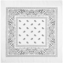 Bandana, vit 55x55 cm