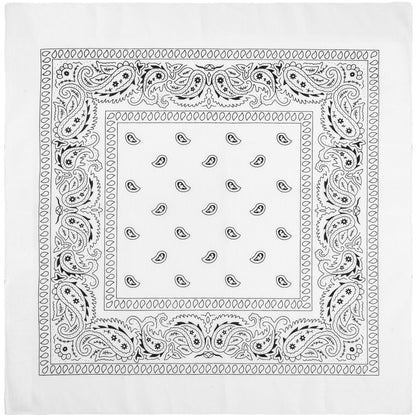 Bandana, vit 55x55 cm