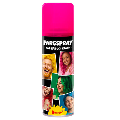 Hår- & kroppsspray, chockrosa 125 ml