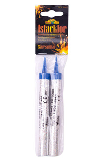 Isfacklor, silver 2 st