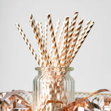 Papperssugrör, silver rosé 20 st