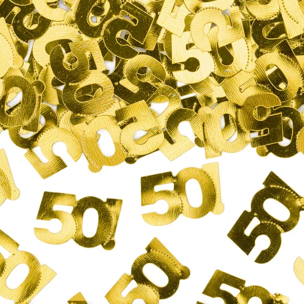 Bordskonfetti, nummer 50 15 g