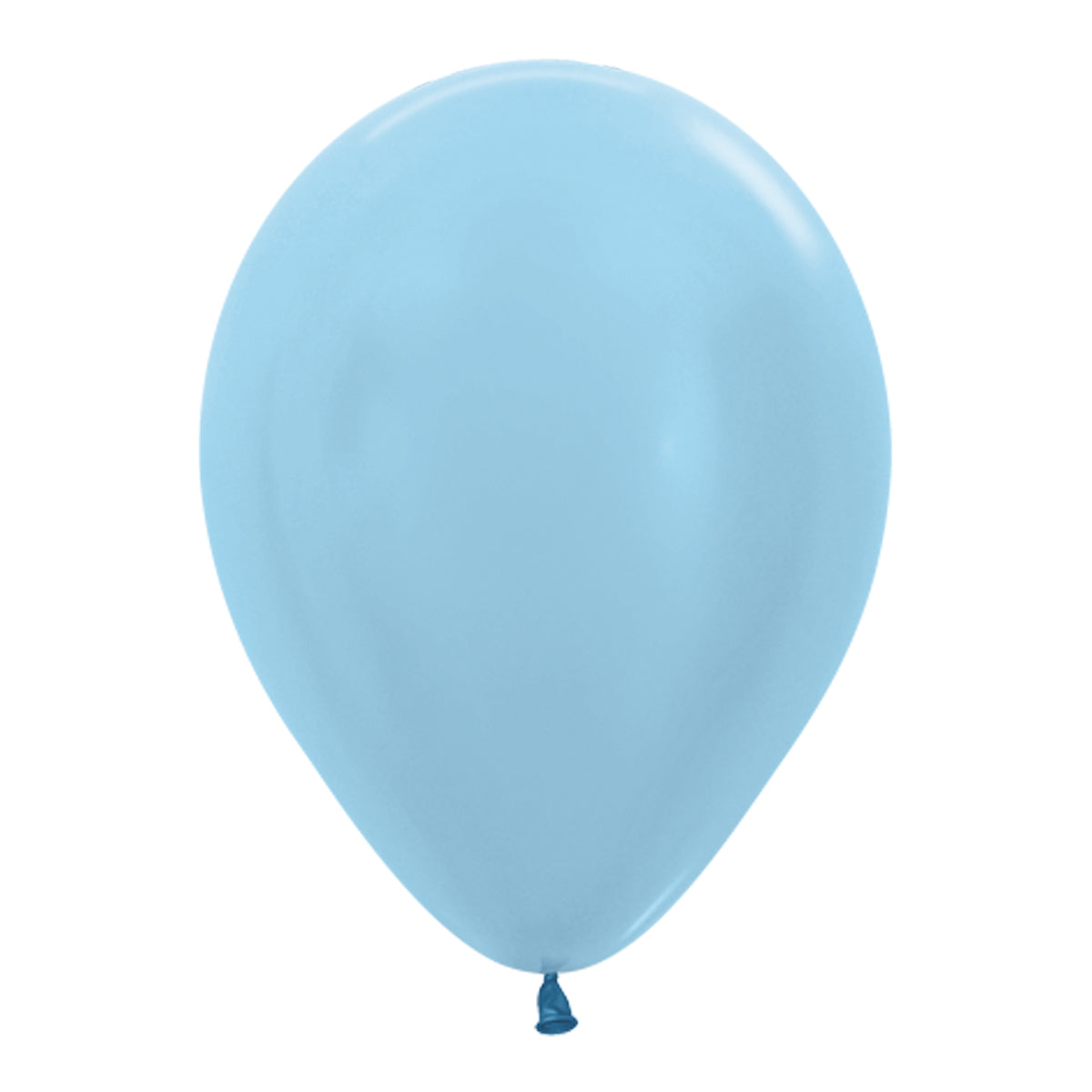 Ballonger, satin blå 10 st