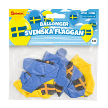 Ballonger, svenska flaggan 6 st