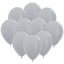 Ballonger, metallic silver 10 st