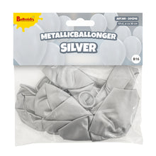 Ballonger, metallic silver 10 st