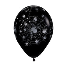 Ballonger, spindlar svarta 6 st