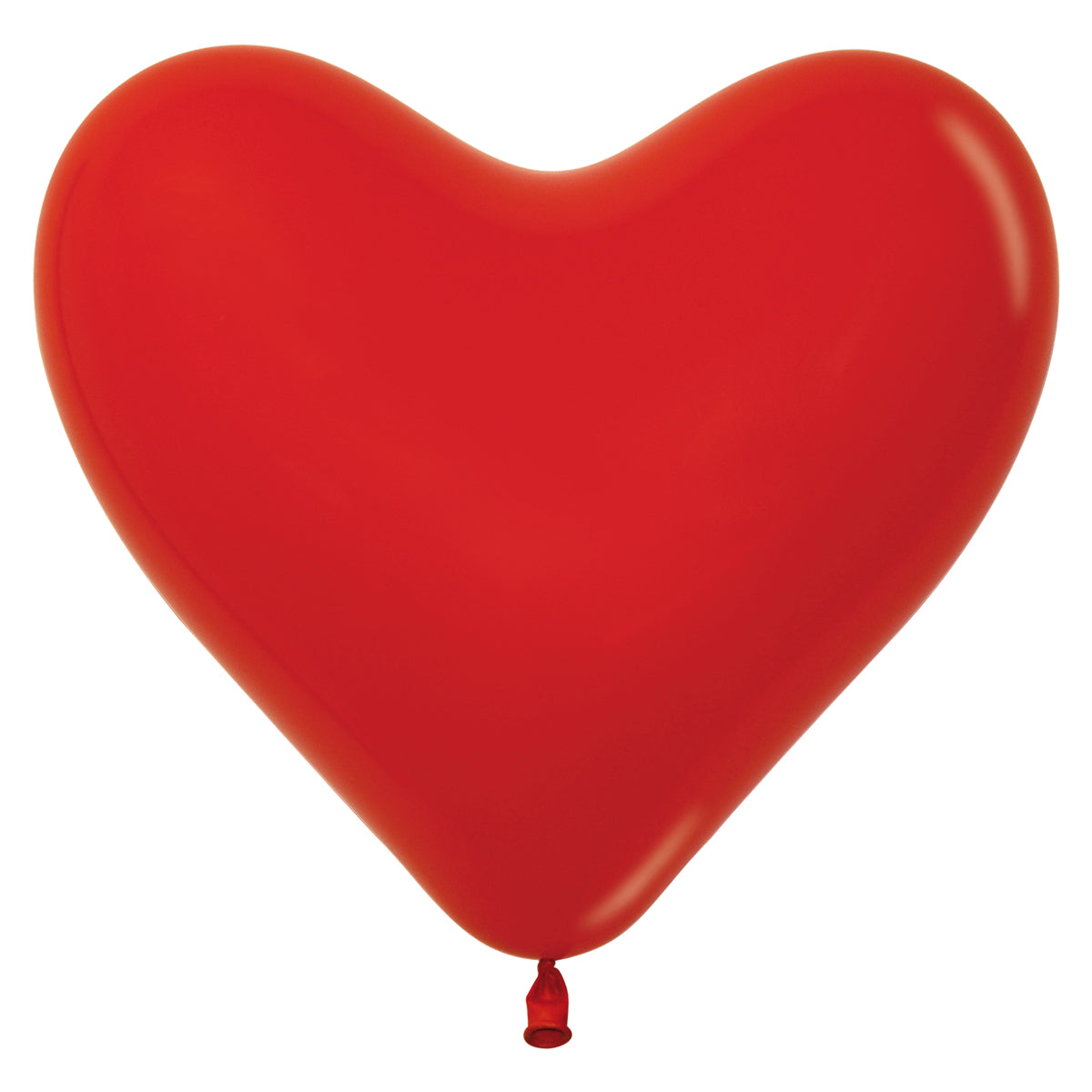 Ballonger, hjärta röd 6 st