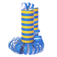 Serpentiner, blå/gul 2 st