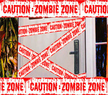 Avspärrningsband, caution zombie zone 6 m