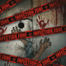 Avspärrningsband, infection zone 6 m